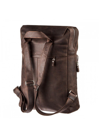 Мужской кожаный коричневый рюкзак 15307 Shvigel (262524157)
