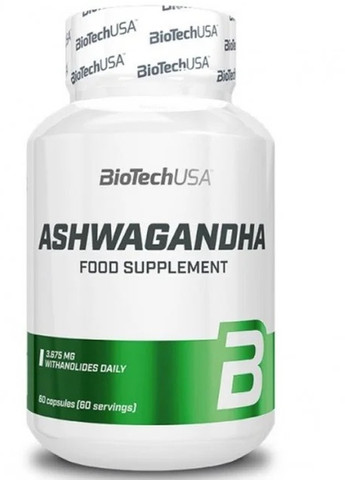 Ashwagandha 60 Caps Biotechusa (258499092)