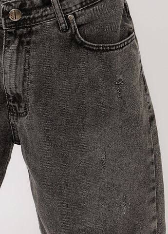 Мужские джинсовые шорты цвет серый ЦБ-00220351 Yuki (259498548)