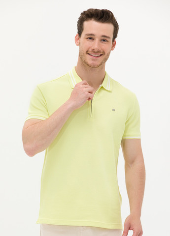 Світло-жовта футболка поло u.s. polo assn. чоловіче U.S. Polo Assn.