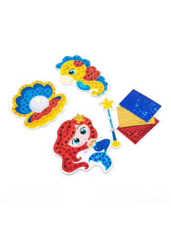 Набір для творчості «Блискуча мозаїка. Русалонька» колір різнокольоровий ЦБ-00236346 Vladi toys (268036879)