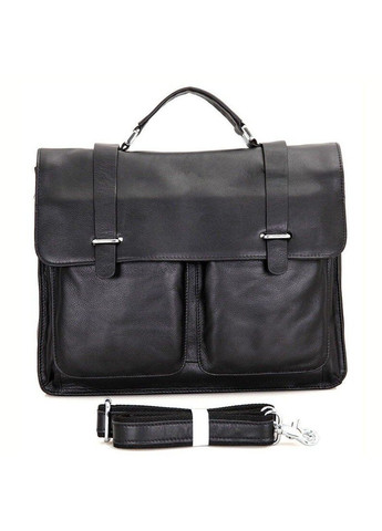 Чоловічий шкіряний портфель 14401 Чорний Vintage (262891696)