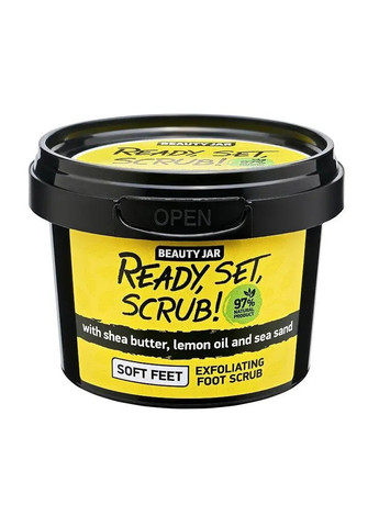 Скраб для ног Ready, Set, Scrub! 135 г Beauty Jar (257260134)