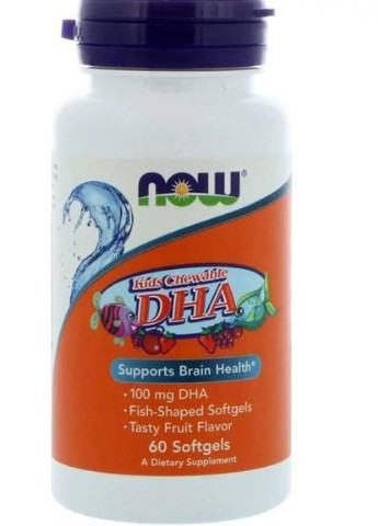 Kid's DHA 100 mg 60 Softgels Now Foods (256722761)