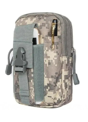 Тактическая сумка подсумок на пояс мужская армейская с креплением Molly для туризма 18х13х3 см (474187-Prob) Пиксель Unbranded (257574834)