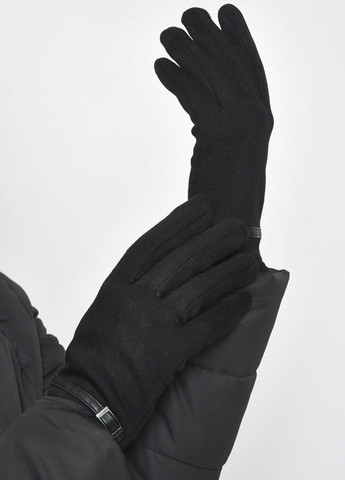 Перчатки женские на меху черного цвета Let's Shop (263278170)