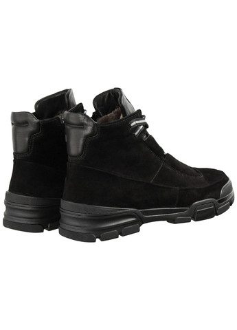 Черные зимние мужские ботинки 199804 Cosottinni