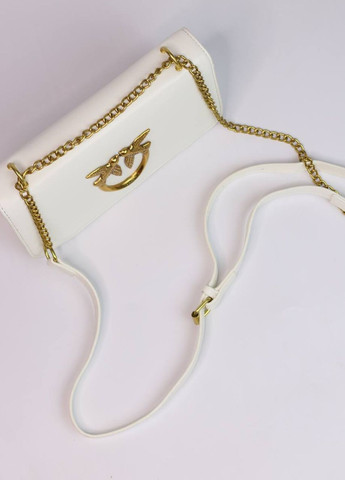 Сумка класична з лого PINKO white Vakko (260601257)