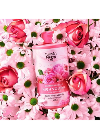 Мицеллярный шампунь для объема волос 400 мл Tulipan Negro (263515402)