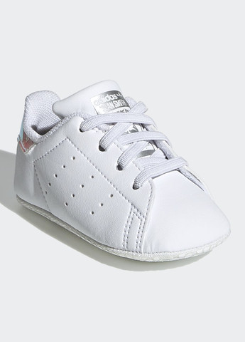 Белые всесезонные кроссовки stan smith crib adidas