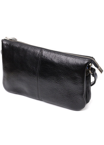 Качественный женский клатч из натуральной кожи 11658 Черный Grande Pelle (267507135)