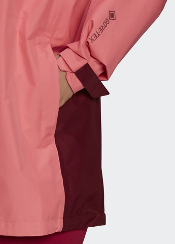 Красная демисезонная дождевик terrex gore-tex paclite adidas