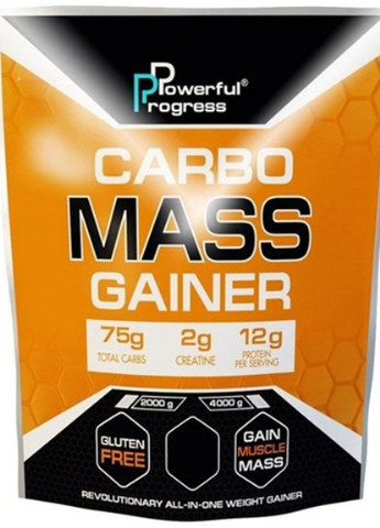 Carbo Mass Gainer 4000 g /40 servings/ Vanilla Powerful Progress (256777206)