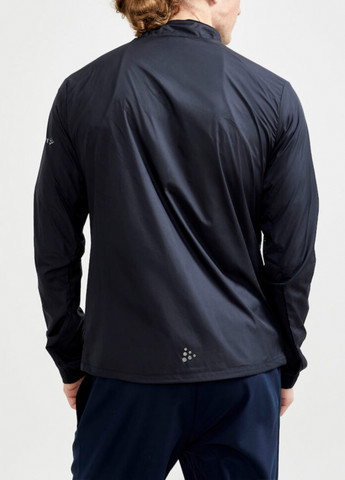 Чорна демісезонна чоловіча куртка Craft ADV Essence Wind Jacket