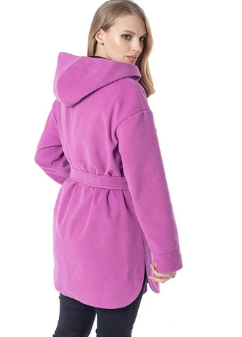 Фуксиновая демисезонная осенняя женская куртка большого размера SK