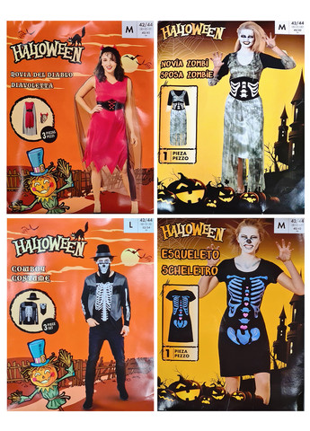 Костюмы для Хэллоуина (4 шт) Halloween (264656791)