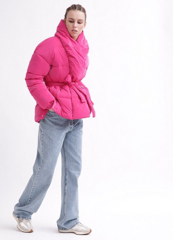 Малинова зимня жіноча зимова куртка X-Woyz