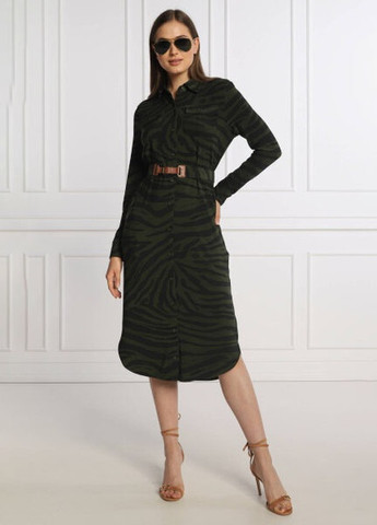 Оливковое (хаки) платье Ralph Lauren