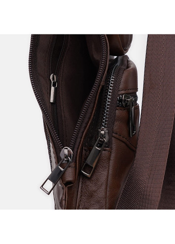 Мужской кожаный рюкзак через плечо K13761br-brown Keizer (266143488)