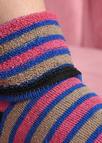 Шкарпетки махрові жіночі в смужку розмір 23-25(36-39) Let's Shop (271665168)