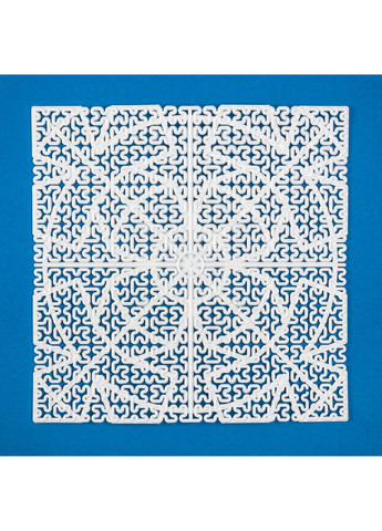 Дренажний килимок підкладка для сироробства сиру полімерний білий 20х20 см Kitchette (264021569)