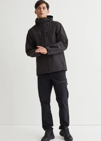 Черная ветровка sport,черный, sport H&M