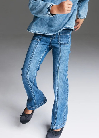 Штани джинси для дівчинки 9056 98 см Синій 68193 H&M (262821244)