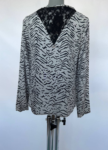 Комбинированная демисезонная блуза Liu Jo