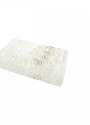 Irya полотенце wedding - ivy ekru молочный 50*90 однотонный молочный производство - Турция