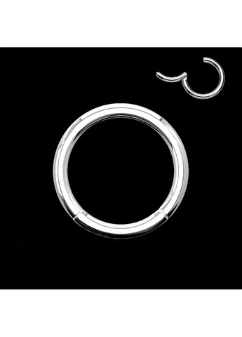 Универсальное кольцо - кликер из титана диаметр 10 мм, толщина 1,2 мм Spikes (260359871)