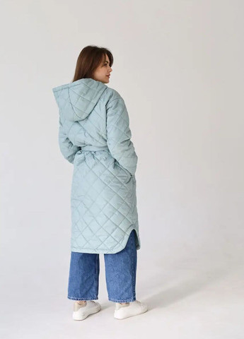 Фисташковая демисезонная осенняя женская куртка большого размера SK