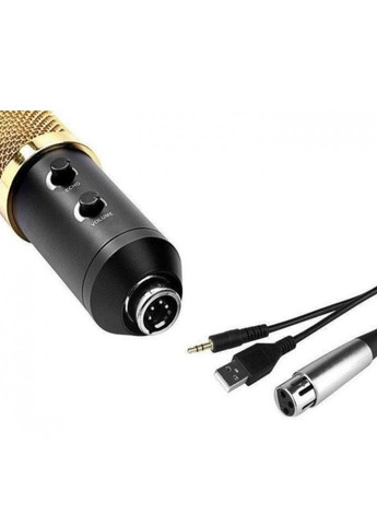 Студійний мікрофон конденсаторний зі стійким та вітрозахистом -800U Black DM (259351460)