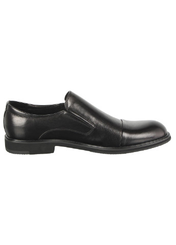 Черные мужские классические туфли 196610 Cosottinni без шнурков