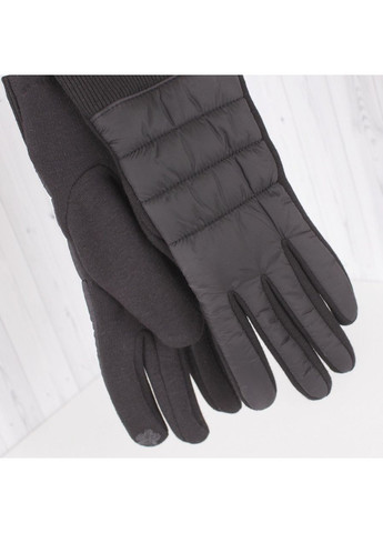 Перчатки женские текстильные D174-1T черные демисезонные сенсорные De Esse (267150962)