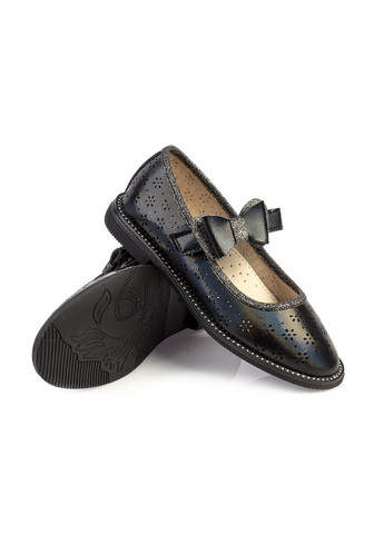 Черные туфли детские для девочек бренда 4400014_(1) Weestep