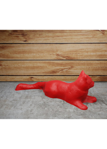 Статуетка лежача кішка з довгим хаостом ЗаСвіт (261555574)