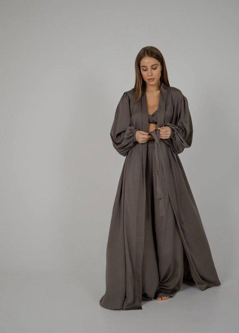 Оливкова (хакі) женский пижамнй костюм тройка цвет хаки р.l/xl 448616 New Trend