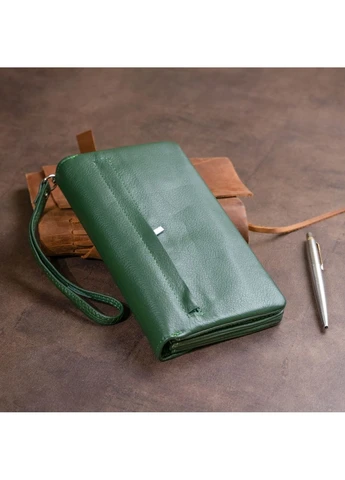 Жіночий шкіряний клатч ST Leather 19320 Зелений ST Leather Accessories (262453774)