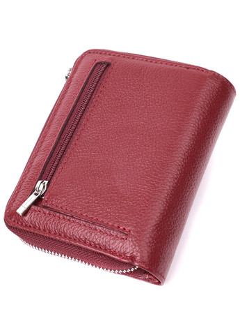 Жіночий гаманець середнього розміру з натуральної шкіри 22551 Бордовий st leather (278001095)