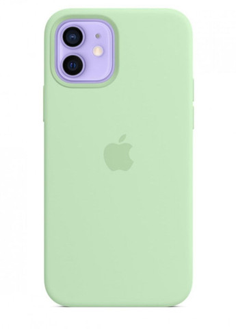 Чохол силіконовий soft-touch Silicone case with Mag Safe для iPhone 12/12 Pro зелений Pistachio Apple (260088435)
