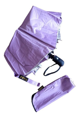 Сиреневый зонт полуавтомат f22-3011 женский на 8 спиц сиреневый Fiaba средний система антиветер (259776666)