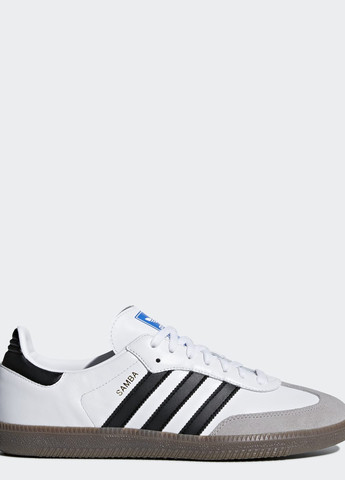 Білі всесезонні кросівки samba og adidas