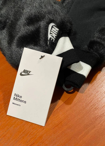 Рукавиці рукавички оригінал жіночі чорні Nike warm mittens womens (264660577)