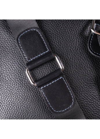 Чоловіча сумка із комбінованої натуральної шкіри 18720 Чорна Shvigel (258267939)