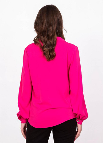 Малинова демісезонна блузка жіноча 052 однотонний софт малинова Актуаль