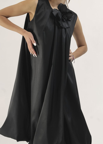 Черное вечернее платье черное Mira mia