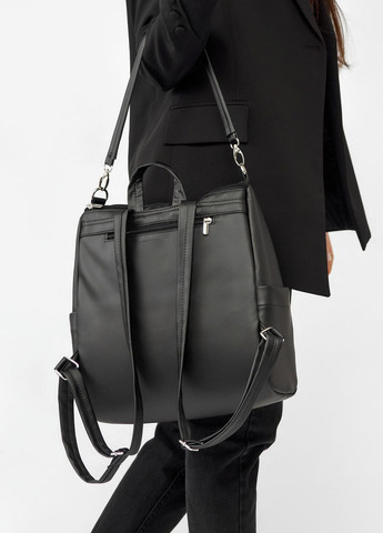 Женский рюкзак-сумка Trinity черный Sambag (260211016)