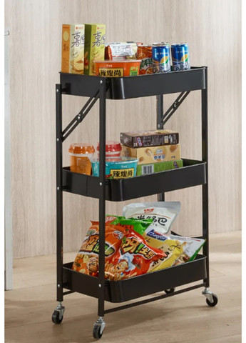 Этажерка на колесиках трехъярусная No Brand DS2307 (265225837)