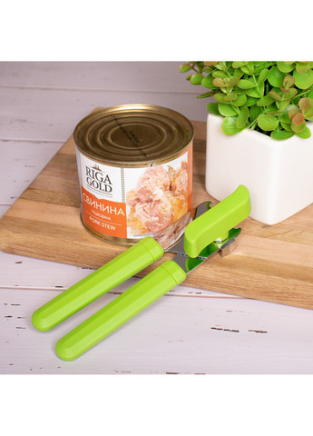 Консервный нож открывалка для консерв консервооткрыватель нержавеющая сталь пластик 20 см Kitchen Master (265400143)