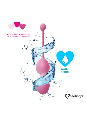 Набір вагінальних кульок для просунутих - FemmeFit Advanced Pelvic Muscle Training Set FeelzToys (277237555)